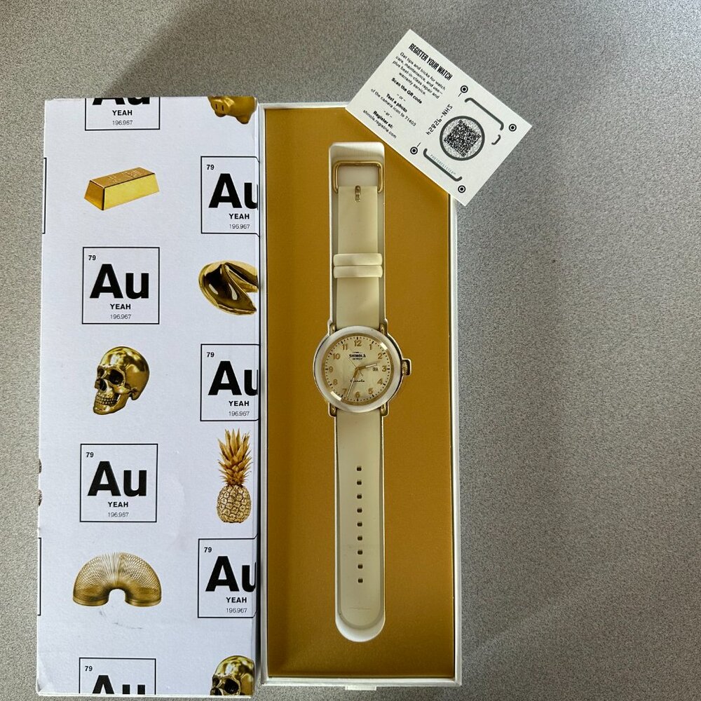 Shinola Detrola watch - "Au Yeah";  new in box